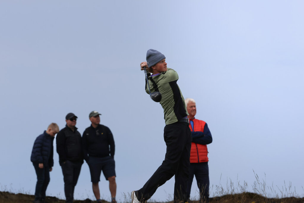 Sigurður Arnar Garðarsson á Íslandsmótinu í golfi. Ljósmynd: Golfsamband Íslands (golf.is)