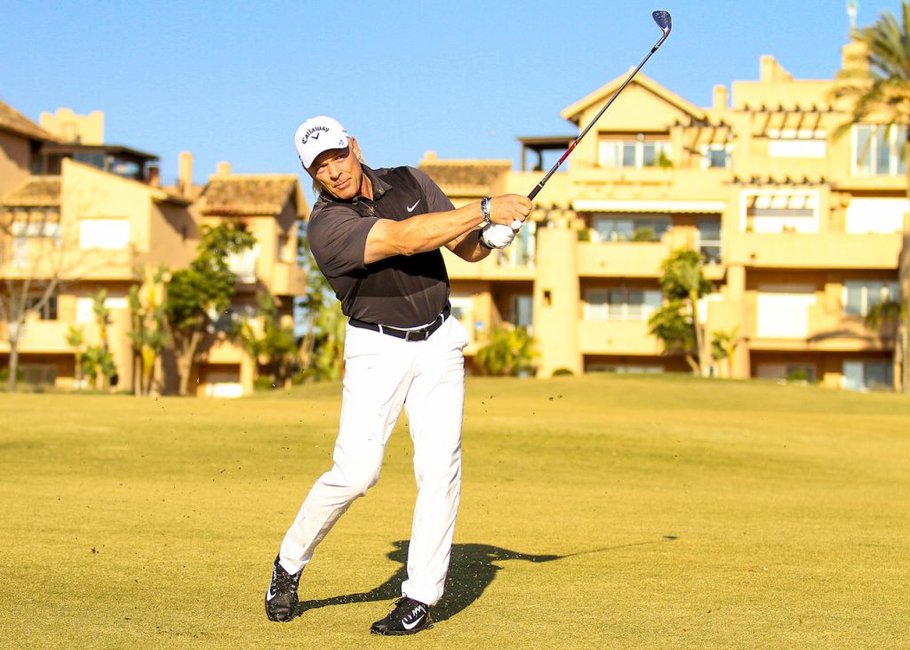 Ívar Hauksson á Mar Menor á Spáni. Ljósmynd: Golfsamband Íslands (golf.is)